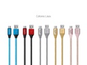 CABLE USB C DE 1M DE 2.4A CON MALLA DE TELA
