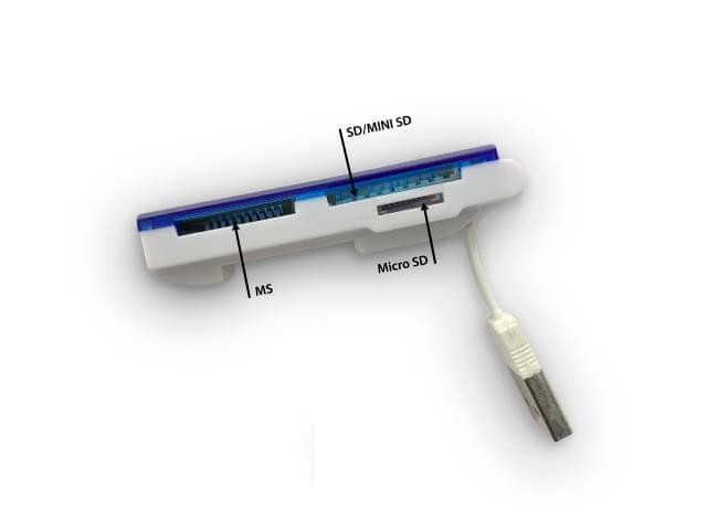 LECTOGRABADOR NISUTA DE MEMORIA SD/MMC/HS MMC/ULTRA II SD/EXTREME SD/MINI SD/MICROSD (T-FLASH)