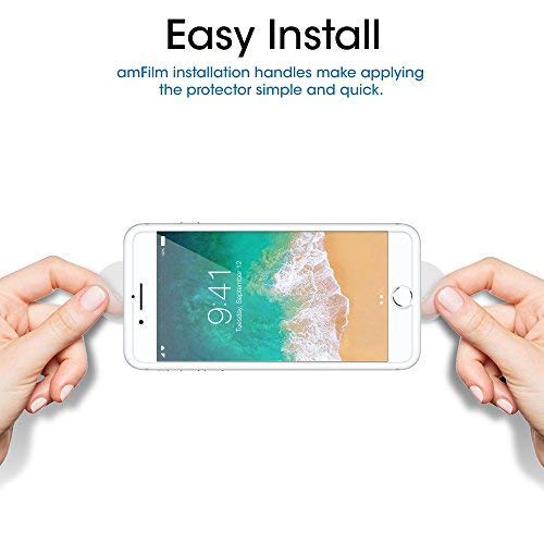 PROTECTOR DE PANTALLA AMFILM GLASS P/IPHONE 6/7/8 x2 UNIDADES