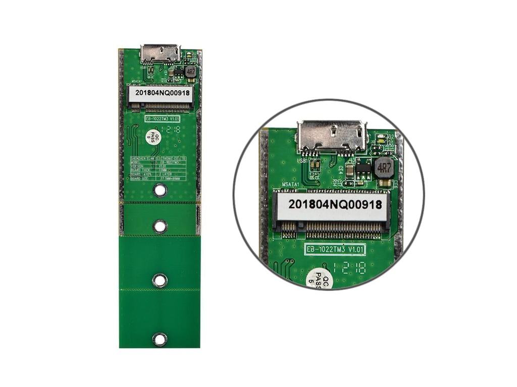 GAVETA EXTERNA NISUTA USB 3.0 PARA DISCOS M.2 SSD