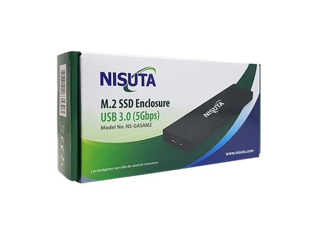 GAVETA EXTERNA NISUTA USB 3.0 PARA DISCOS M.2 SSD