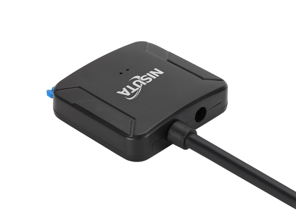 CONVERSOR NISUTA USB 3,0 A SATA 2,5&quot; Y 3,5&quot; CON FUENTE DE ALIMENTACION