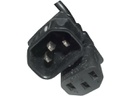 Cable alimentacion 220V 10A C13-C14 1,5M de CPU a monitor 3X0.75mm2 IRAM