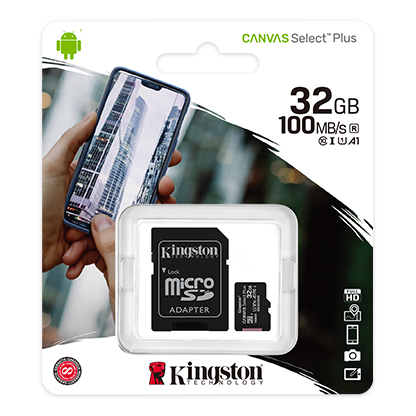 MEMORIA SD KINGSTON  32G MICROSD CANVAS SP C10