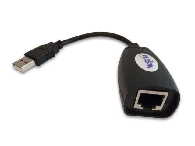 EXTENSOR NISUTA  USB AMPLIFICADO POR UTP HASTA 45M