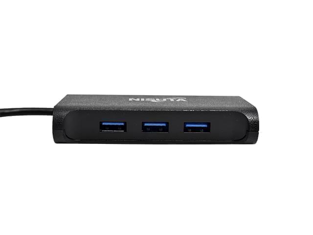 DOCKING NISUTA USB C 3.1 A HUB 3 PUERTOS USB 3.0 Y PUERTOS RJ45 GIGABIT 10/100/1000
