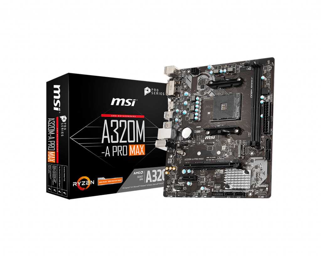 MOTHERBOARD MSI A320M-A PRO MAX SAM4 