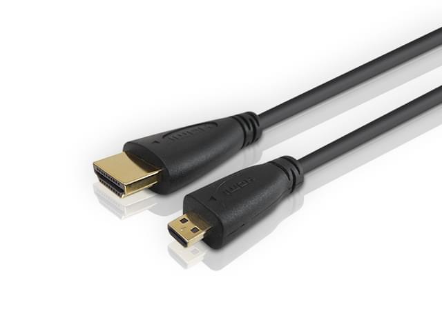 CABLE NISUTA HDMI A MICRO HDMI 2 MTS 2.0V 4K