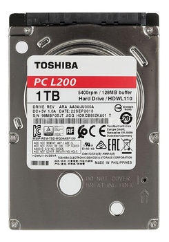 [PC L200] DISCO RIGIDO TOSHIBA P/NOTEBOOK  1TB SATAII 3.0 7mm