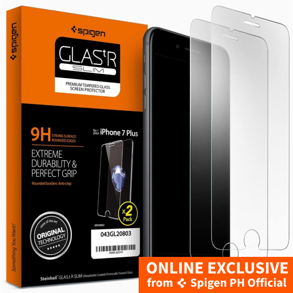 PROTECTOR DE PANTALLA SPIGEN P/IPHONE 7 PLUS X 2