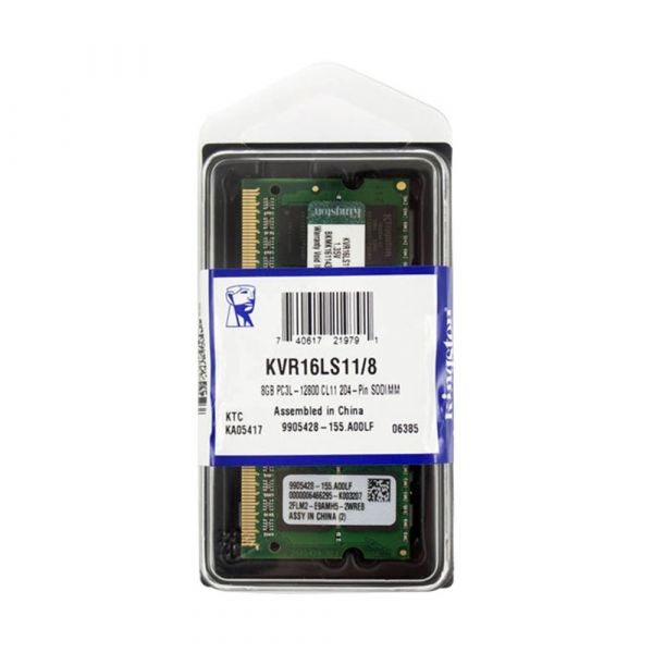 MEMORIA SODIMM KINGSTON DDR3 8GB 1600MHZ