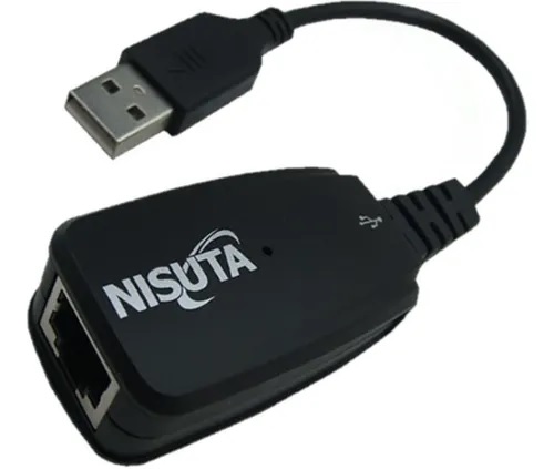 CONVERSOR NISUTA USB A RED 10/100 Mbps