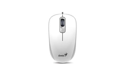 [31010116102] MOUSE GENIUS DX-110 USB WHITE 1200 DPI