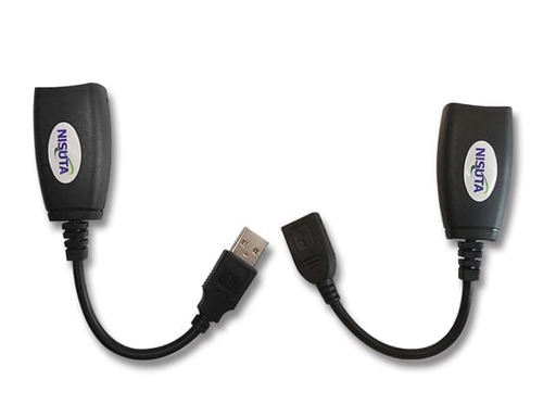 [NSCAEXUS45] EXTENSOR NISUTA  USB AMPLIFICADO POR UTP HASTA 45M