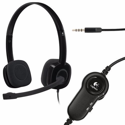 [981-000587] HEADSET LOGITECH H151 C/Mic Plug 3.5&quot;