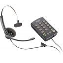 HEADSET PLANTRONICS MONOAURAL + TELEFONO PRACTICA T110