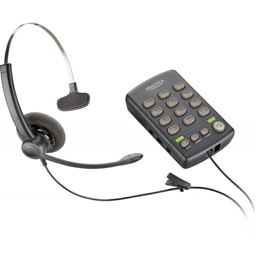 [79981-11] HEADSET PLANTRONICS MONOAURAL + TELEFONO PRACTICA T110