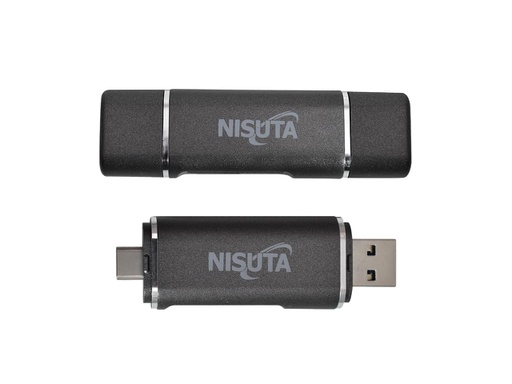 [NSCRUC2] LECTOGRABADOR NISUTA DE TARJETAS DE MEMORIA MULTIFUNCION CON CONECTOR NISUTA  USB C, USB 2,0 Y MICRO USB