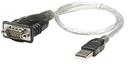 ADAPTADOR USB A SERIE RS232 DB9 MANHATTAN