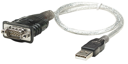 [205153] ADAPTADOR USB A SERIE RS232 DB9 MANHATTAN