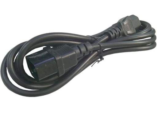[NSCPOMON] CABLE ALIMENTACION 220V 10A C13-C14 1,5M de CPU a monitor 3X0.75mm2 IRAM